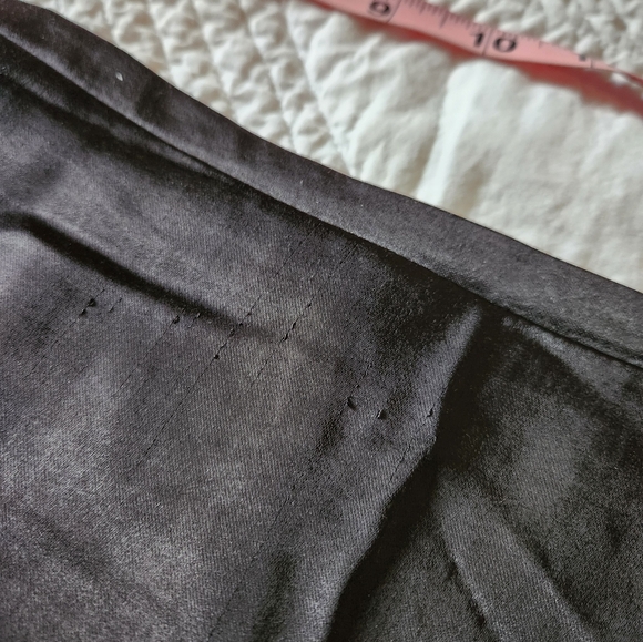 New York & Co Black Satin Skirt XL - Picture 6 of 6